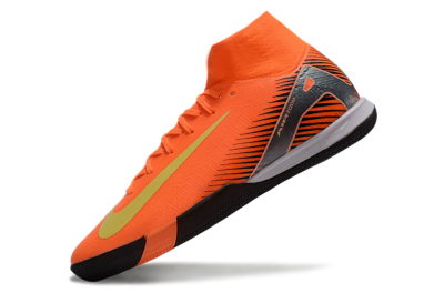 Nike Air Zoom Mercurial Superfly 10 Elite IC High-Tops Football Shoes - Red/Yellow/Black