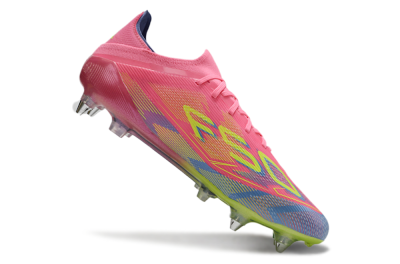 Adidas F50 Elite SG Low-Tops Football Boots - Red/Yellow/Blue