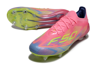 Adidas F50 Elite SG Low-Tops Football Boots - Red/Yellow/Blue