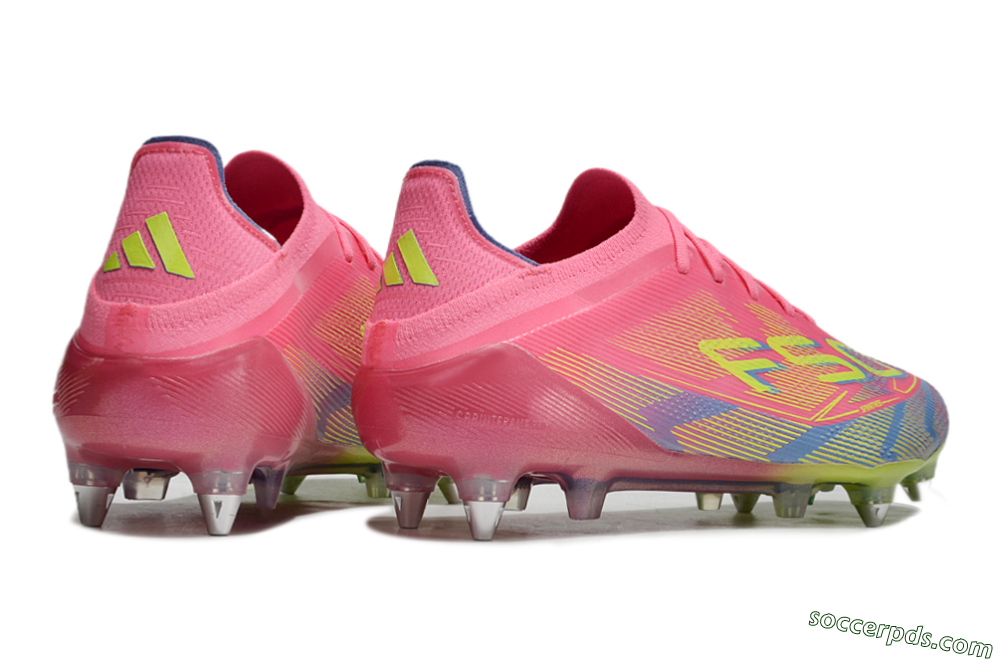 Adidas F50 Elite SG Low-Tops Football Boots - Red/Yellow/Blue 6