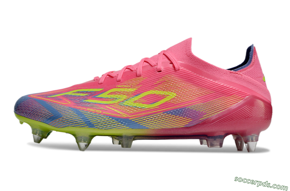 Adidas F50 Elite SG Low-Tops Football Boots - Red/Yellow/Blue 2