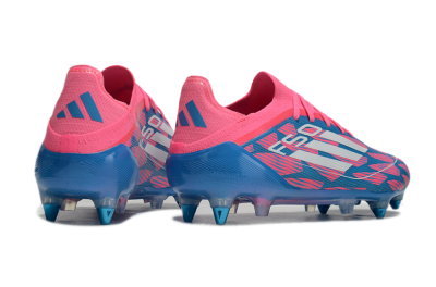 Adidas F50 Elite SG Low-Tops Football Boots - Blue/Pink/White