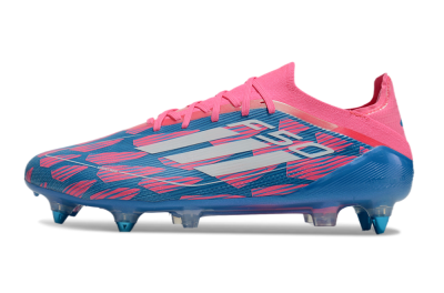 Adidas F50 Elite SG Low-Tops Football Boots - Blue/Pink/White