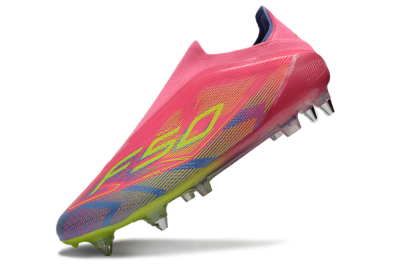 Adidas F50 Elite Laceless SG Low-Tops Football Boots - Red/Yellow/Blue
