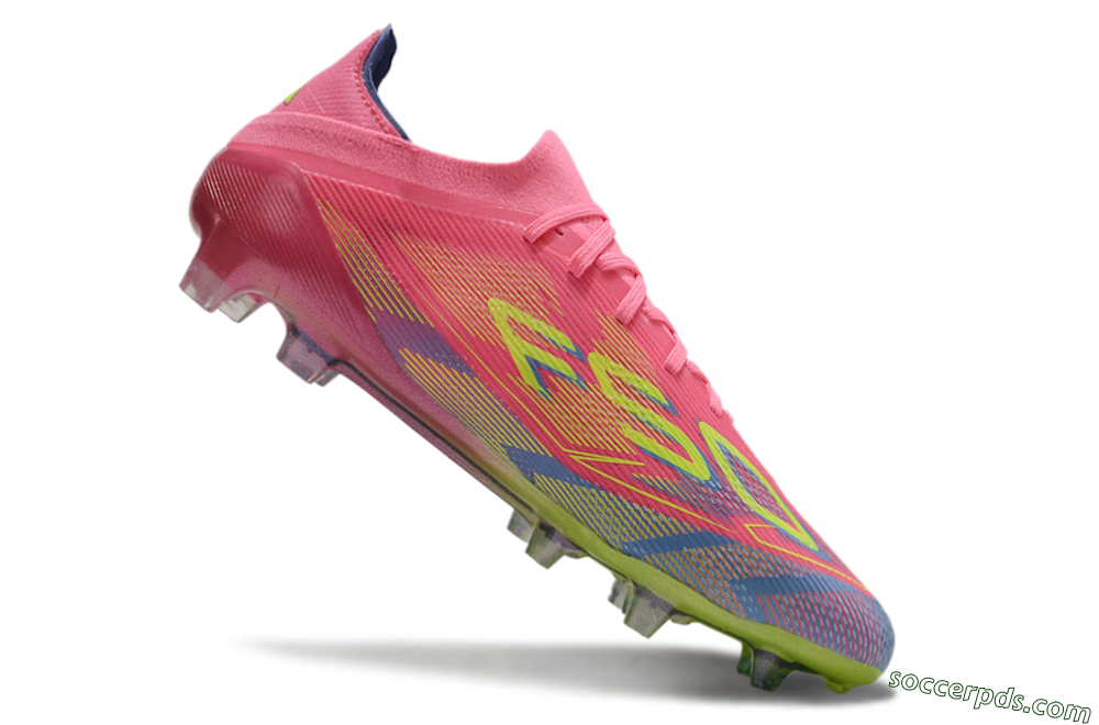 Adidas F50 Elite FG Low-Tops Football Boots - Red/Yellow/Blue 4
