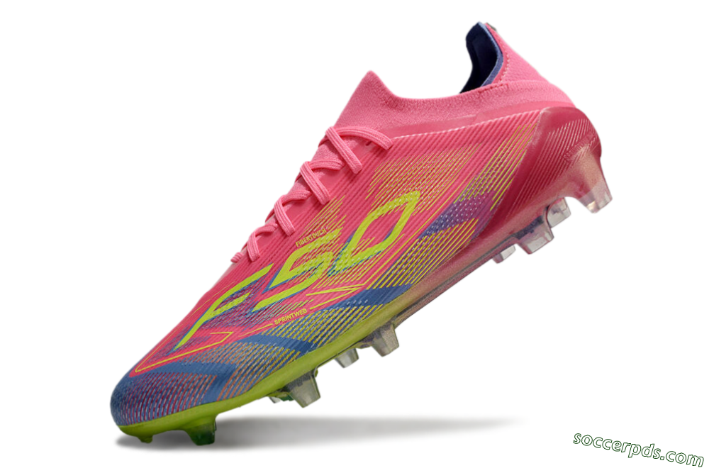 Adidas F50 Elite FG Low-Tops Football Boots - Red/Yellow/Blue 5