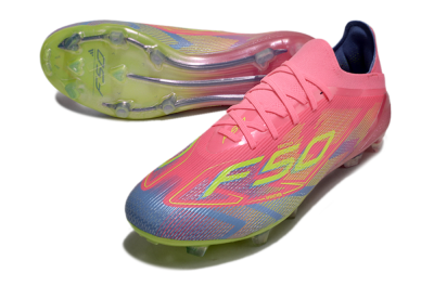 Adidas F50 Elite FG Low-Tops Football Boots - Red/Yellow/Blue