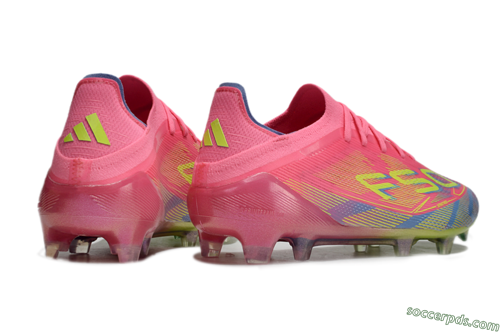 Adidas F50 Elite FG Low-Tops Football Boots - Red/Yellow/Blue 6