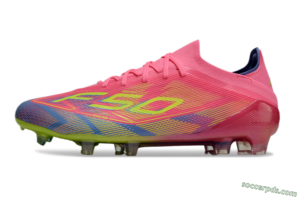 Adidas F50 Elite FG Low-Tops Football Boots - Red/Yellow/Blue 2