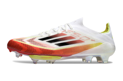 Adidas F50+ Lightstrike Elite FG Low-Tops Football Boots - Red/White/Yellow