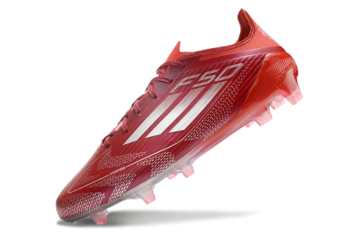 Adidas F50 Elite FG Low-Tops Football Boots - Red/Silver/White