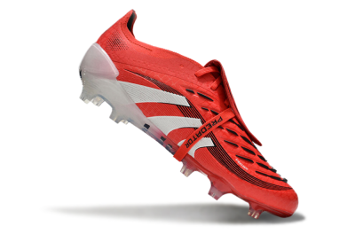 Adidas Predator Elite Foldover Tongue 2025 Pure Victory FG Low-Tops Football Boots - Lucid Red/White/Black
