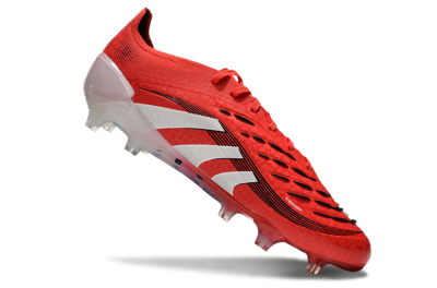 Adidas Predator Elite 2025 Pure Victory FG Low-Tops Football Boots - Lucid Red/White/Black