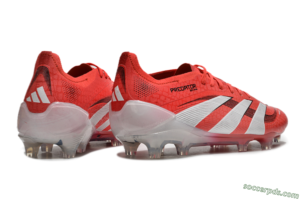 Adidas Predator Elite 2025 Pure Victory FG Low-Tops Football Boots - Lucid Red/White/Black 6