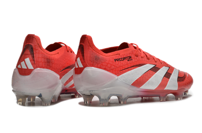 Adidas Predator Elite 2025 Pure Victory FG Low-Tops Football Boots - Lucid Red/White/Black