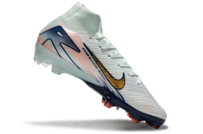 Nike Air Zoom Mercurial Superfly 10 Elite FG High-Tops Football Boots - White/Pink/Blue