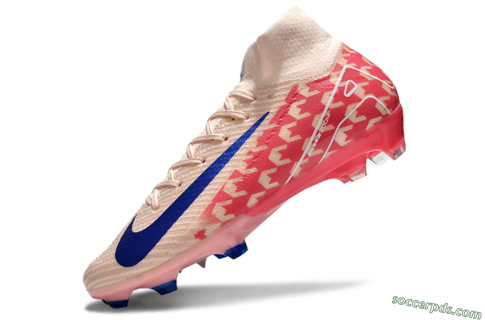 Nike Air Zoom Mercurial Superfly 10 Elite FG High-Tops Football Boots - Pink/Blue/Red 5