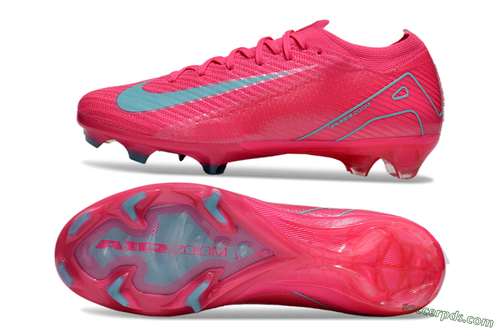 Nike Air Zoom Mercurial Vapor 16 Elite FG Low-Tops Football Boots - Red/Jade/White 0