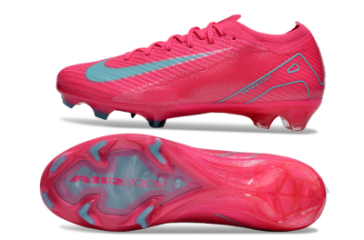 Nike Air Zoom Mercurial Vapor 16 Elite FG Low-Tops Football Boots - Red/Jade/White