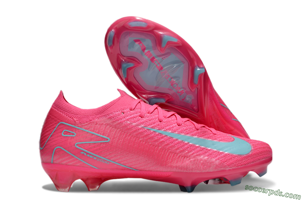 Nike Air Zoom Mercurial Vapor 16 Elite FG Low-Tops Football Boots - Red/Jade/White 1