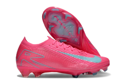 Nike Air Zoom Mercurial Vapor 16 Elite FG Low-Tops Football Boots - Red/Jade/White