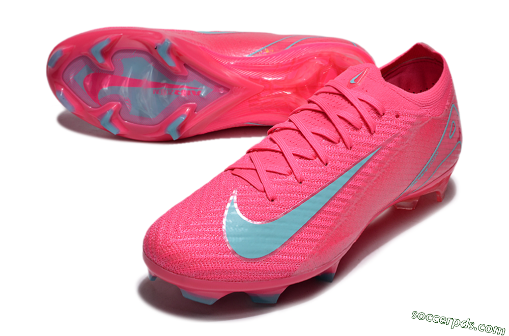 Nike Air Zoom Mercurial Vapor 16 Elite FG Low-Tops Football Boots - Red/Jade/White 3