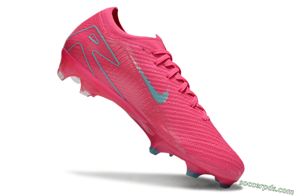 Nike Air Zoom Mercurial Vapor 16 Elite FG Low-Tops Football Boots - Red/Jade/White 4