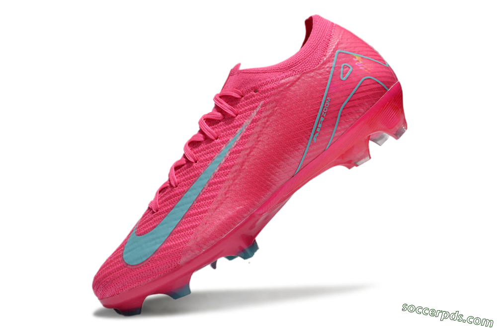 Nike Air Zoom Mercurial Vapor 16 Elite FG Low-Tops Football Boots - Red/Jade/White 5