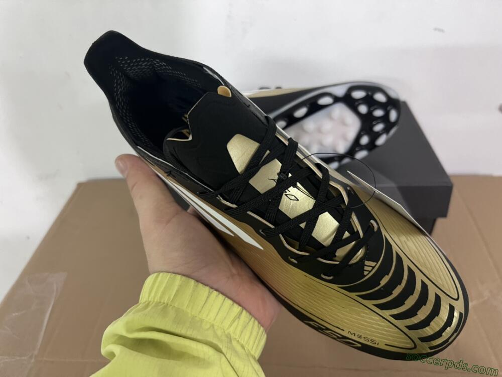 Adidas F50 Elite Messi MG Low-Tops Football Boots - Gold/Black/White