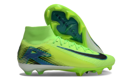 Nike Air Zoom Mercurial Superfly 10 Elite FG High-Tops Football Boots - Yellow/Black/Blue
