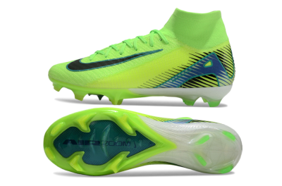 Nike Air Zoom Mercurial Superfly 10 Elite FG High-Tops Football Boots - Yellow/Black/Blue