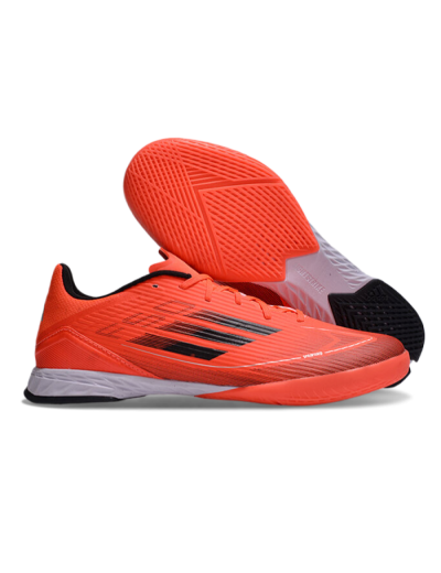 Adidas F50 Elite IC Low-Tops Football Shoes - Red/Black/White