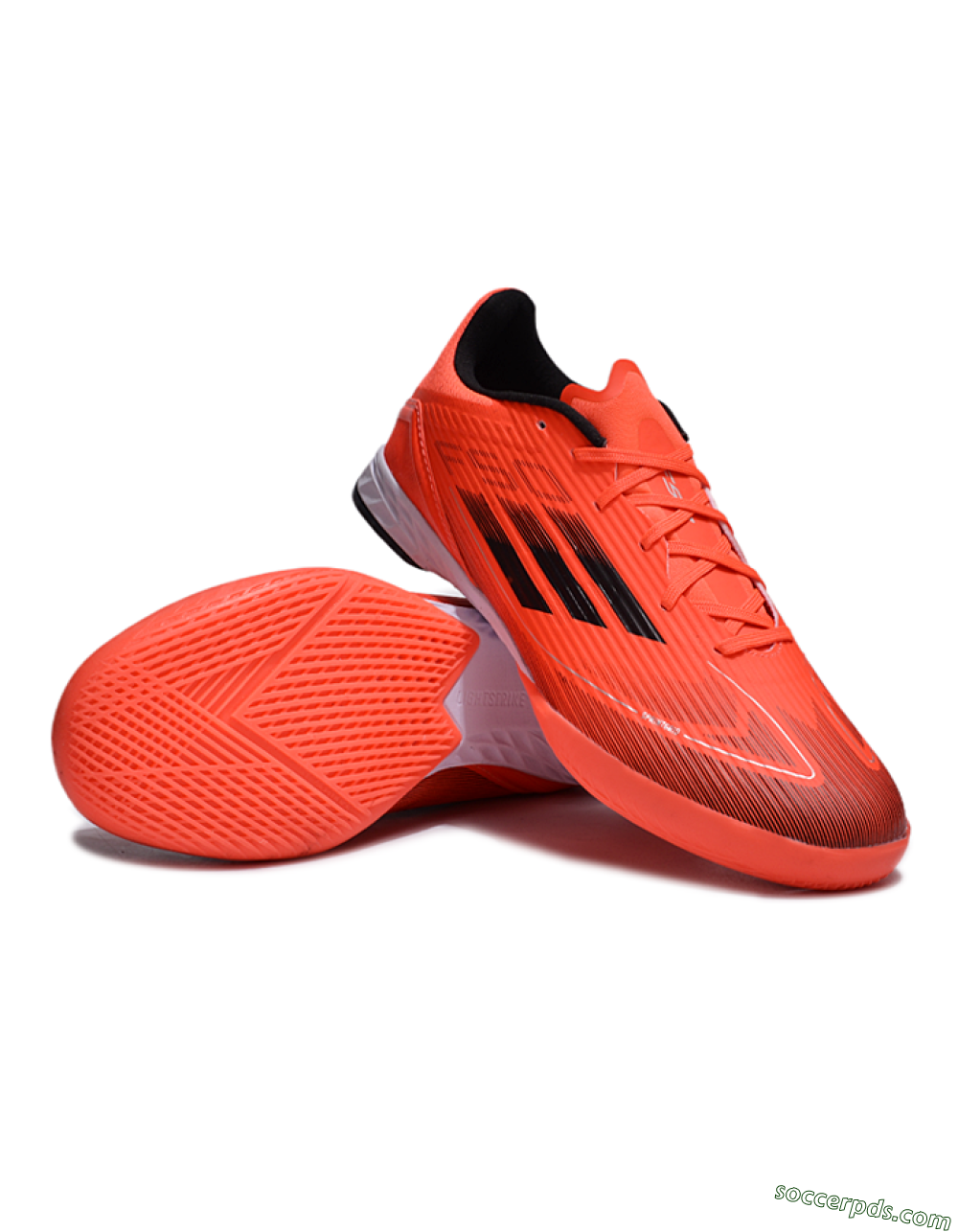 Adidas F50 Elite IC Low-Tops Football Shoes - Red/Black/White 3