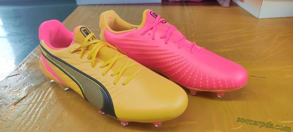 Puma Ultra Ultimate FG Low-Tops Football Boots - Red/Black/Yellow