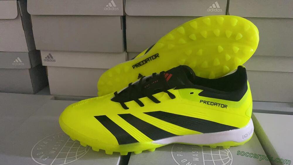 Adidas Predator 24 Elite TF Low-Tops Football Shoes - Yellow/Black/White