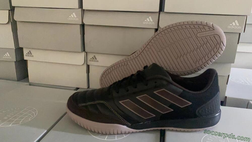 Adidas Top Sala Competition IC Low-Tops Football Shoes - Black/Brown/Pink