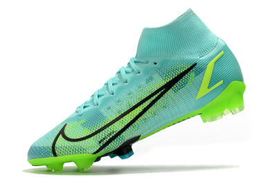 Nike Mercurial Superfly 8 Elite FG High-Tops Football Boots - Jade/Black/Yellow