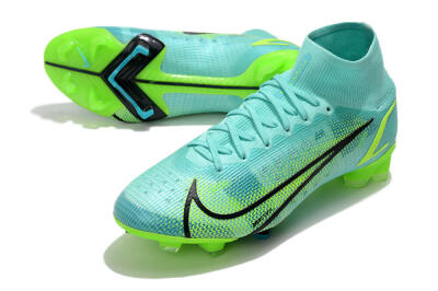 Nike Mercurial Superfly 8 Elite FG High-Tops Football Boots - Jade/Black/Yellow