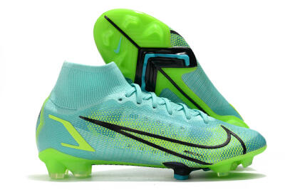 Nike Mercurial Superfly 8 Elite FG High-Tops Football Boots - Jade/Black/Yellow