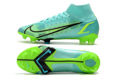Nike Mercurial Superfly 8 Elite FG High-Tops Football Boots - Jade/Black/Yellow