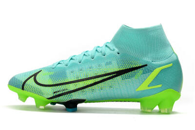 Nike Mercurial Superfly 8 Elite FG High-Tops Football Boots - Jade/Black/Yellow