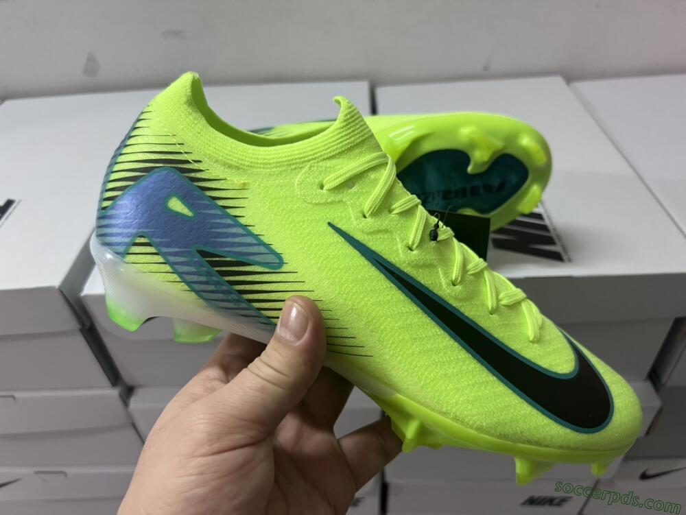 Nike Air Zoom Mercurial Vapor 16 Elite FG Low-Tops Football Boots - Yellow/Black/Blue