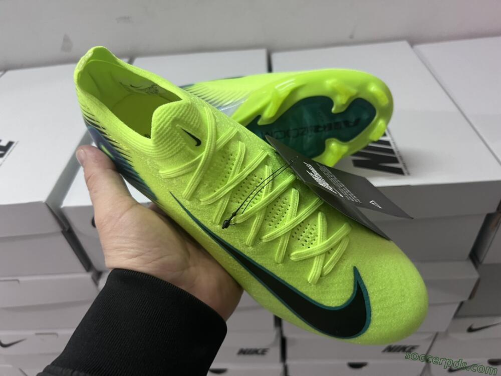 Nike Air Zoom Mercurial Vapor 16 Elite FG Low-Tops Football Boots - Yellow/Black/Blue