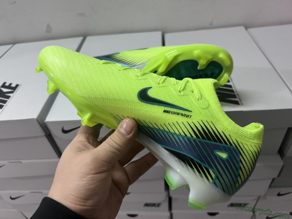 Nike Air Zoom Mercurial Vapor 16 Elite FG Low-Tops Football Boots - Yellow/Black/Blue