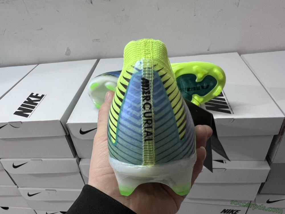 Nike Air Zoom Mercurial Vapor 16 Elite FG Low-Tops Football Boots - Yellow/Black/Blue