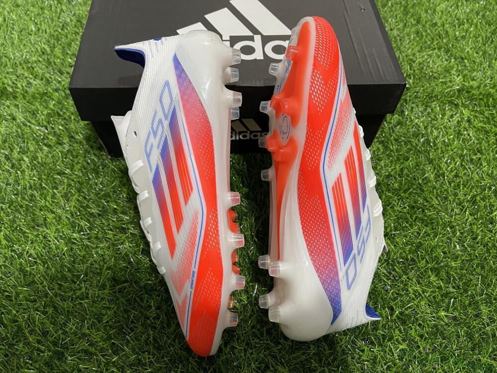 Adidas F50 Elite AG Low-Tops Football Boots - Red/White/Blue