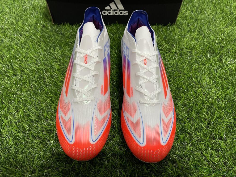 Adidas F50 Elite AG Low-Tops Football Boots - Red/White/Blue