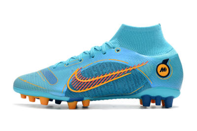 Nike Mercurial Superfly 8 Elite AG High-Tops Football Boots - Blue/Yellow/Black