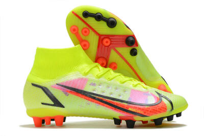 Nike Mercurial Superfly 8 Elite AG High-Tops Football Boots - Yellow/Black/Red