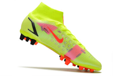 Nike Mercurial Superfly 8 Elite AG High-Tops Football Boots - Yellow/Black/Red